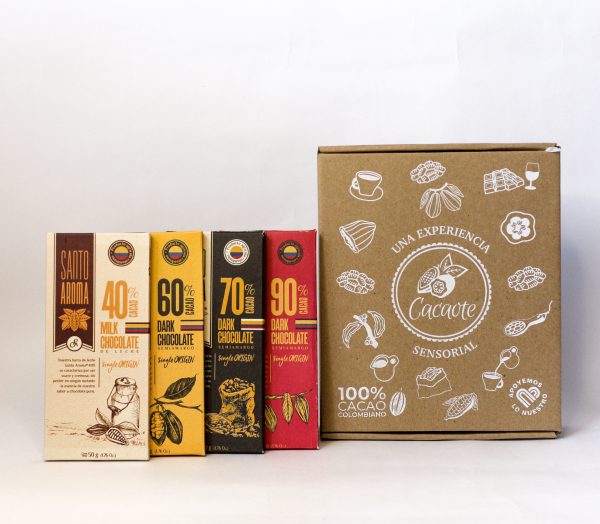 Barras de chocolate Santo aroma
